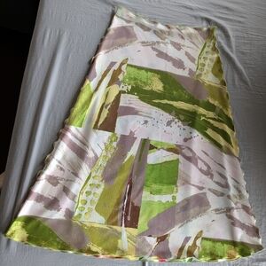 Haystacks Reversible Long Bias Jungle Boogie Floral One Size Midi Skirt USA